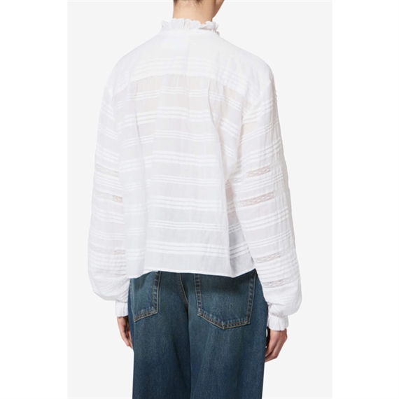 Isabel Marant Etoile Peline Skjorte, Hvid